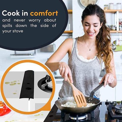 2-Pack: Linda's Silicone Stove Gap Covers DailySale