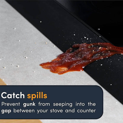 2-Pack: Linda's Silicone Stove Gap Covers DailySale