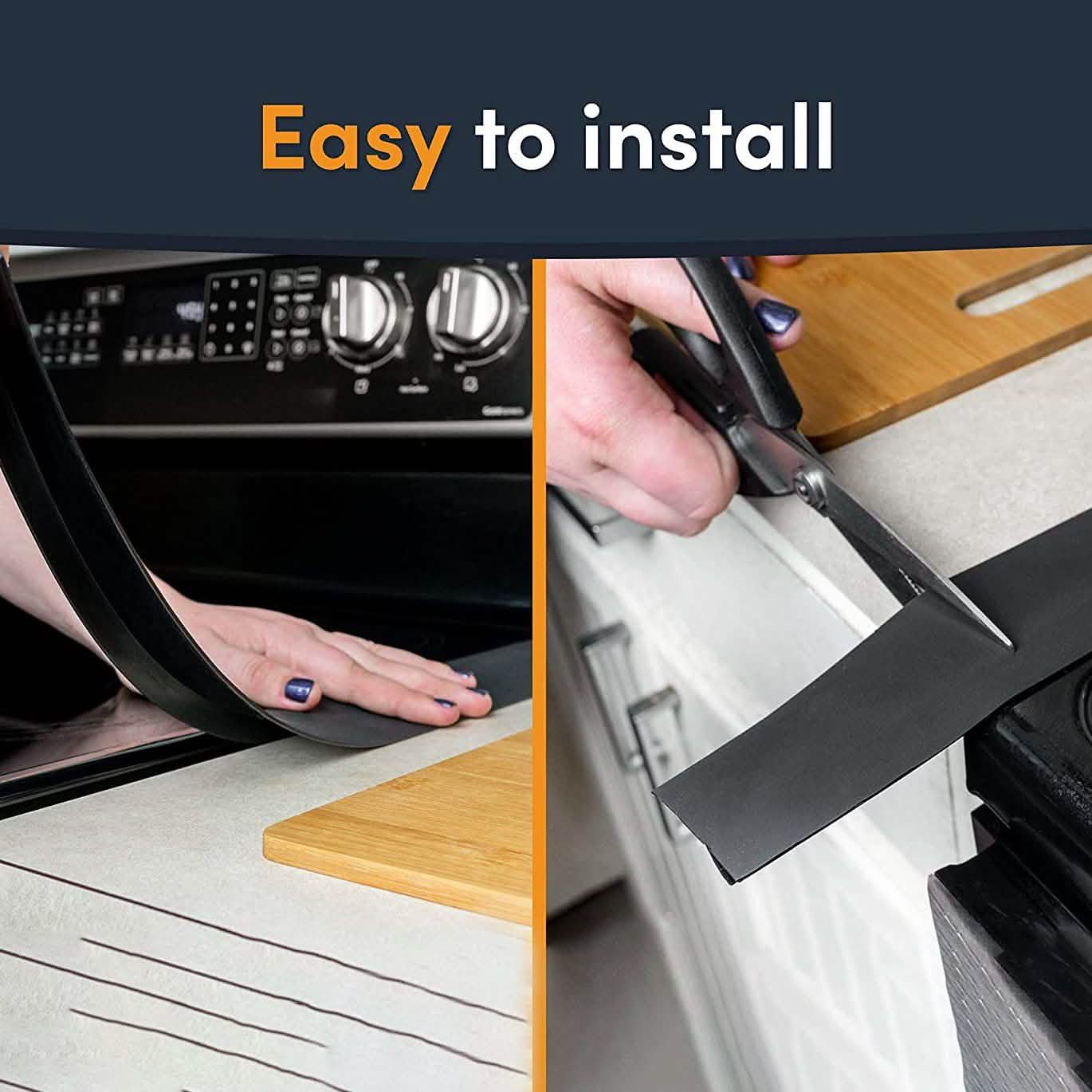 2-Pack: Linda's Silicone Stove Gap Covers DailySale