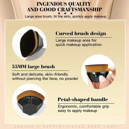 2-Pack: Liquid Foundation Makeup Brushes DailySale