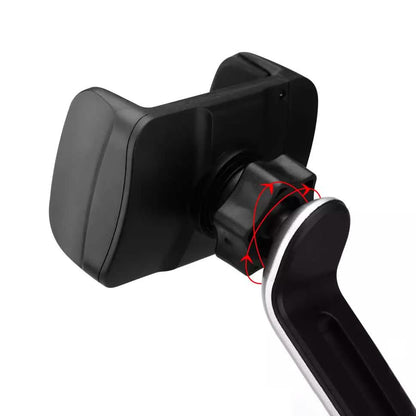 2-Pack: Long Clamp Car Mount Phone Holder for Dashboard and Windshield DailySale