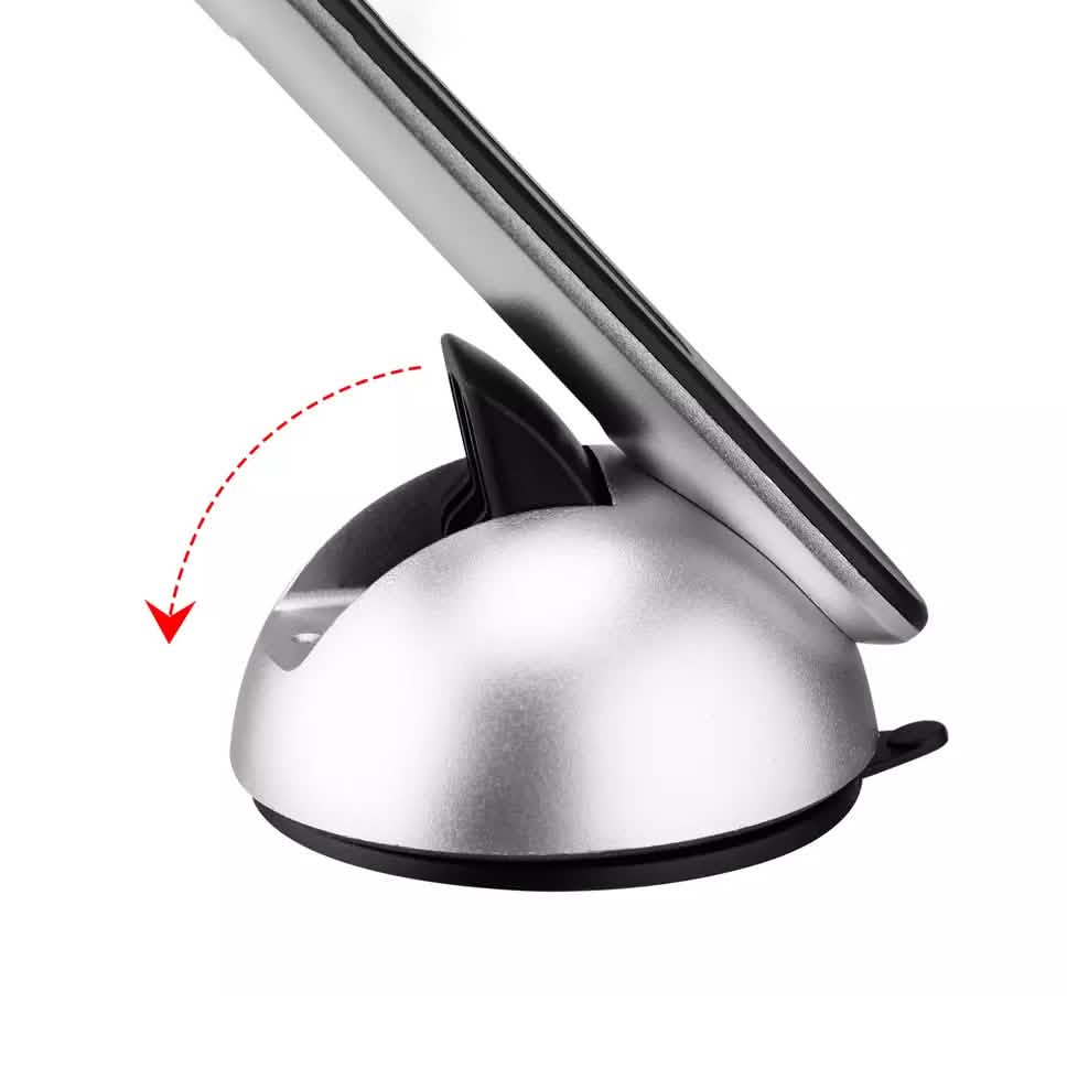 2-Pack: Long Clamp Car Mount Phone Holder for Dashboard and Windshield DailySale