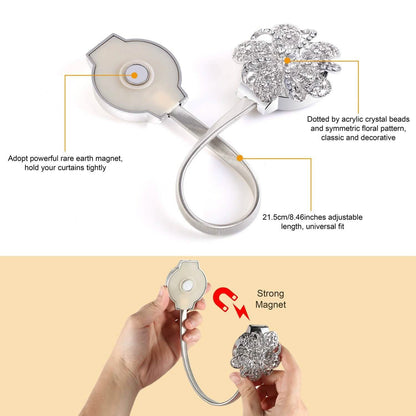 2-Pack: Magnetic Curtain Tiebacks DailySale