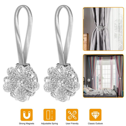 2-Pack: Magnetic Curtain Tiebacks DailySale