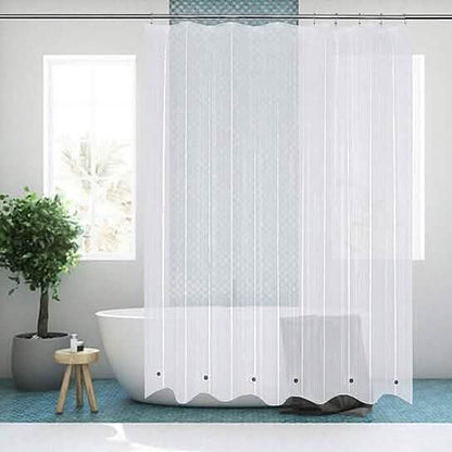 2-Pack: Magnetic Mildew Resistant Solid Vinyl Shower Curtain Liners DailySale