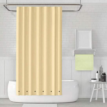 2-Pack: Magnetic Mildew Resistant Solid Vinyl Shower Curtain Liners DailySale