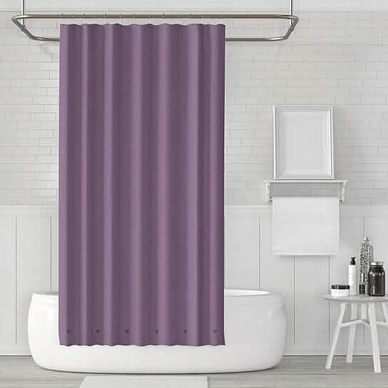 2-Pack: Magnetic Mildew Resistant Solid Vinyl Shower Curtain Liners DailySale