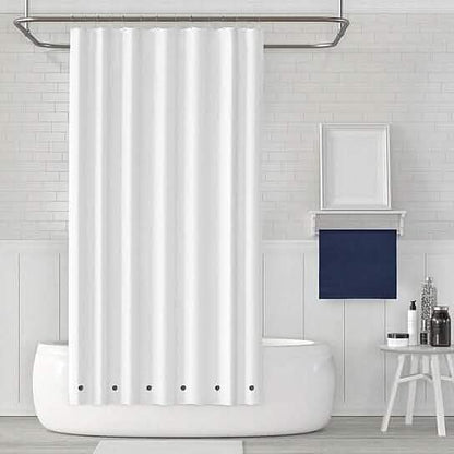 2-Pack: Magnetic Mildew Resistant Solid Vinyl Shower Curtain Liners DailySale