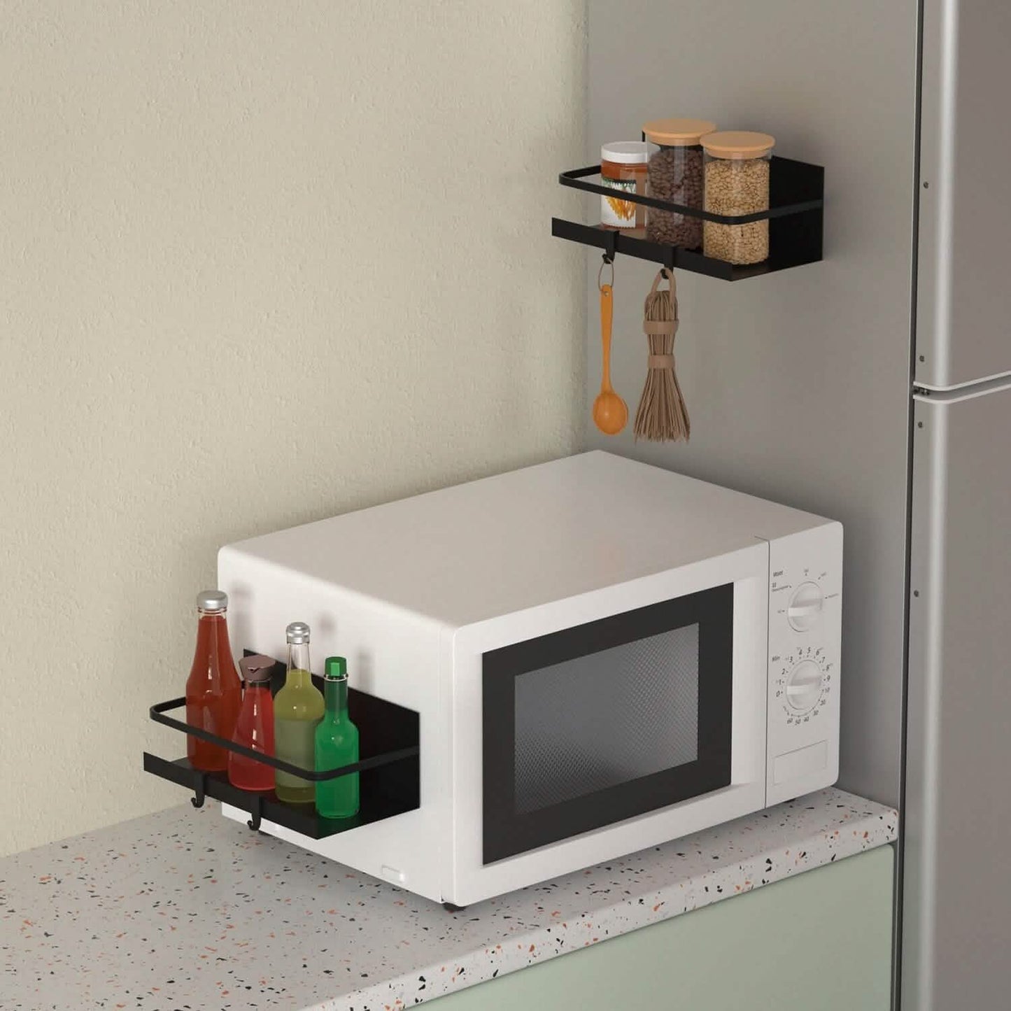 2-Pack: Magnetic Spice Holder Rack Organizer DailySale