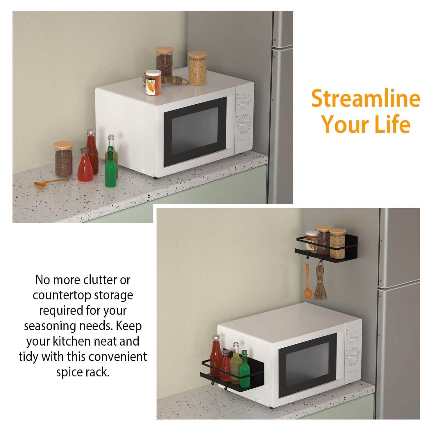 2-Pack: Magnetic Spice Holder Rack Organizer DailySale