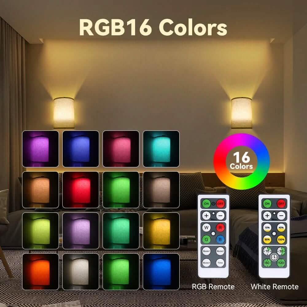 2-Pack: Magnetic Wireless Wall Sconce Lighting DailySale