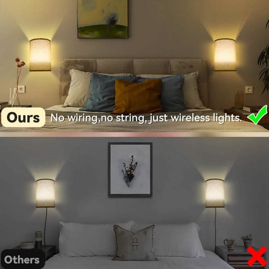 2-Pack: Magnetic Wireless Wall Sconce Lighting DailySale