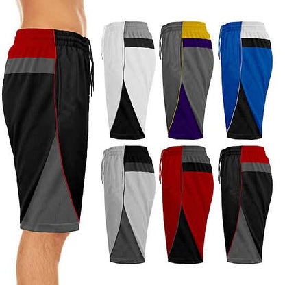 2-Pack: Men's Active Moisture-Wicking Mesh Performance Shorts DailySale