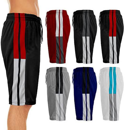 2-Pack: Men's Active Moisture-Wicking Mesh Performance Shorts DailySale