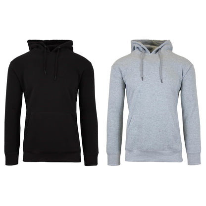 2-Pack: Men’s and Women’s Fleece Pullover Hoodie DailySale