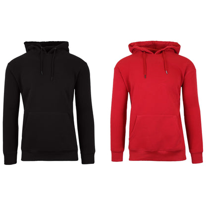 2-Pack: Men’s and Women’s Fleece Pullover Hoodie DailySale