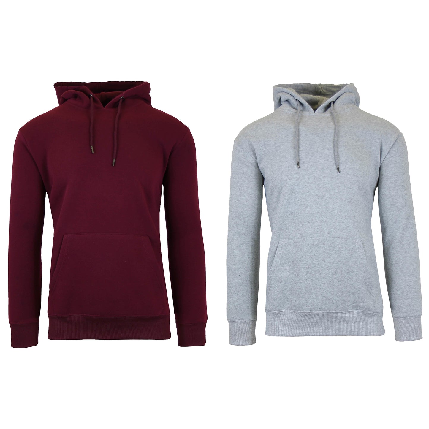 2-Pack: Men’s and Women’s Fleece Pullover Hoodie DailySale