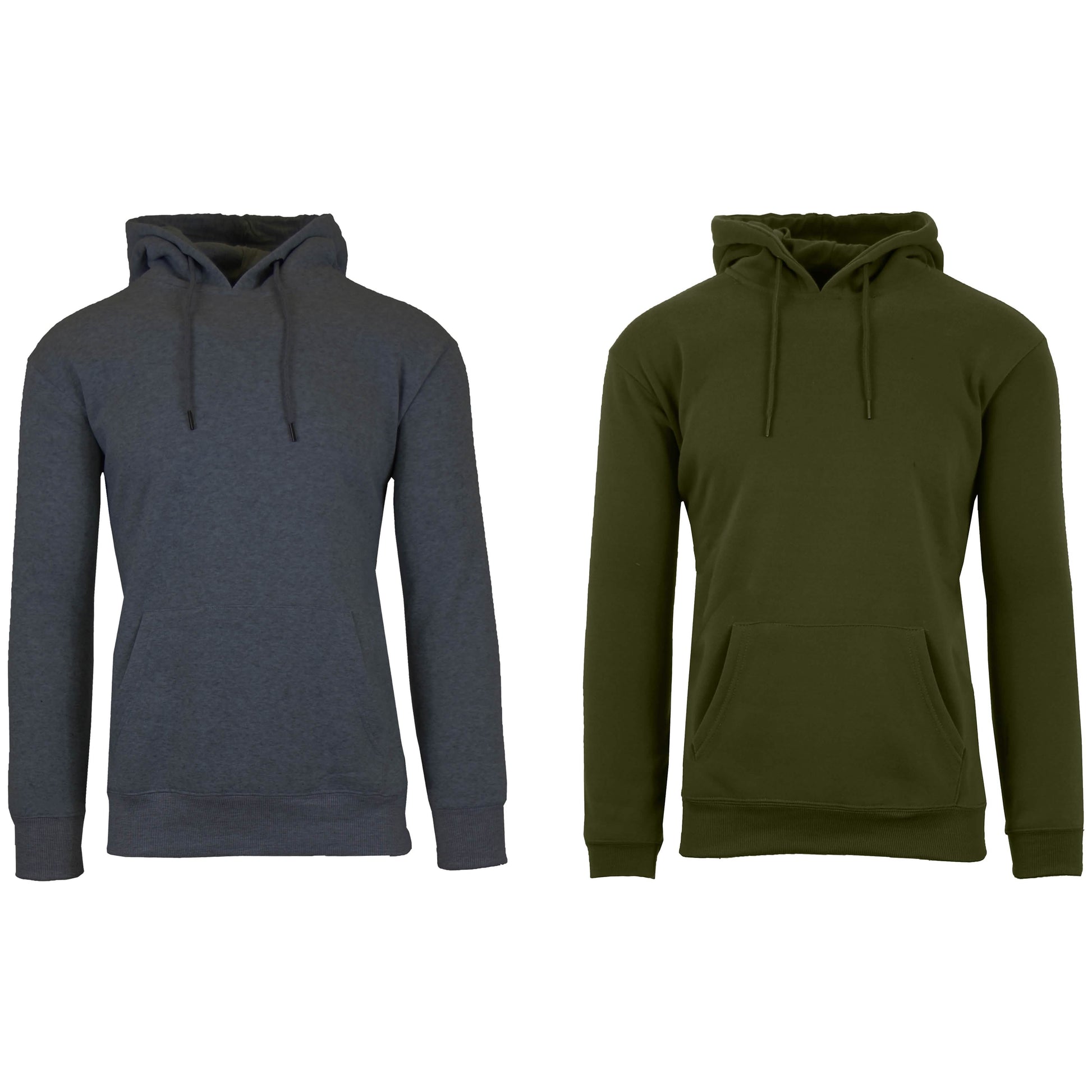 2-Pack: Men’s and Women’s Fleece Pullover Hoodie DailySale