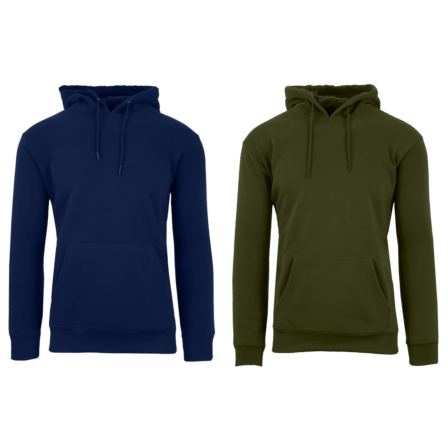 2-Pack: Men’s and Women’s Fleece Pullover Hoodie DailySale