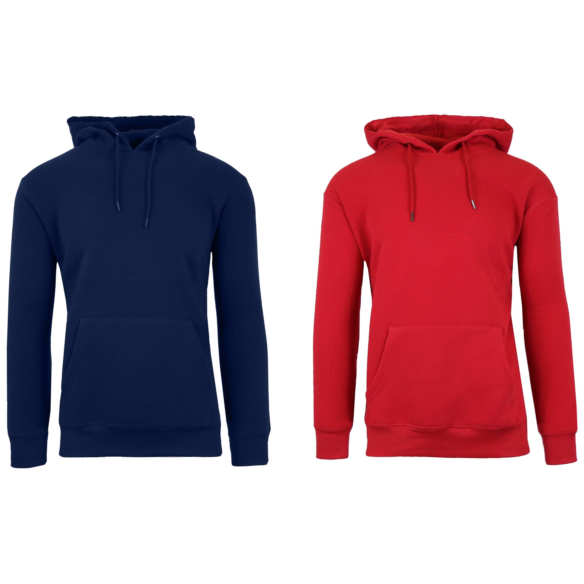 2-Pack: Men’s and Women’s Fleece Pullover Hoodie DailySale