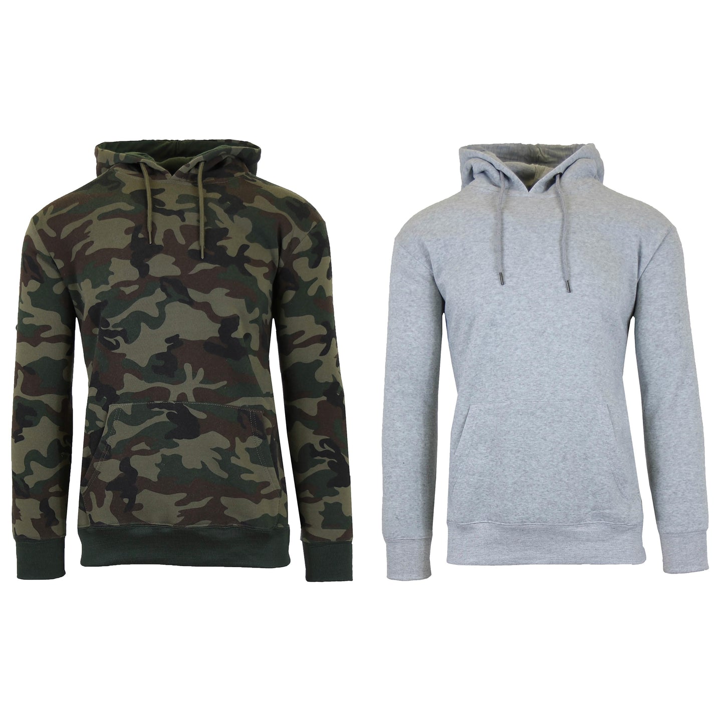 2-Pack: Men’s and Women’s Fleece Pullover Hoodie DailySale