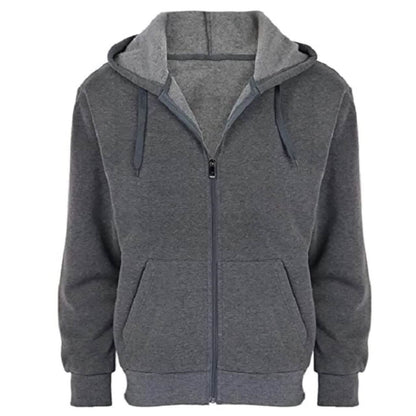 2-Pack: Men's Fleece Cotton Blend Full-Zip Hoodie DailySale