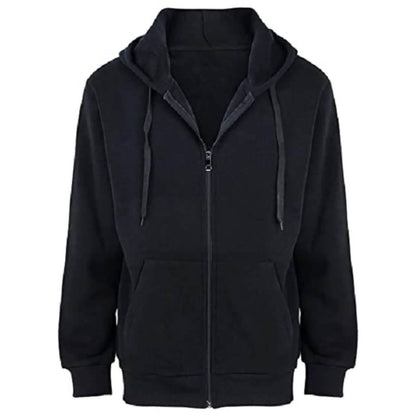 2-Pack: Men's Fleece Cotton Blend Full-Zip Hoodie DailySale