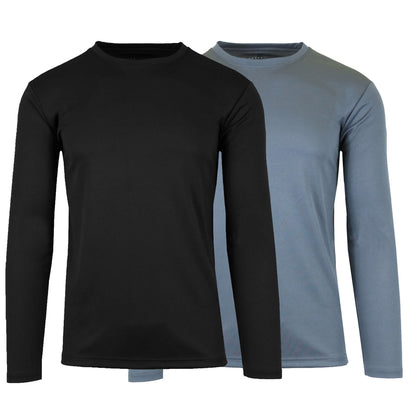 2-Pack: Men's Moisture Wicking Wrinkle Free Tagless Peformance Tops DailySale