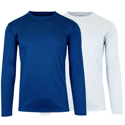 2-Pack: Men's Moisture Wicking Wrinkle Free Tagless Peformance Tops DailySale