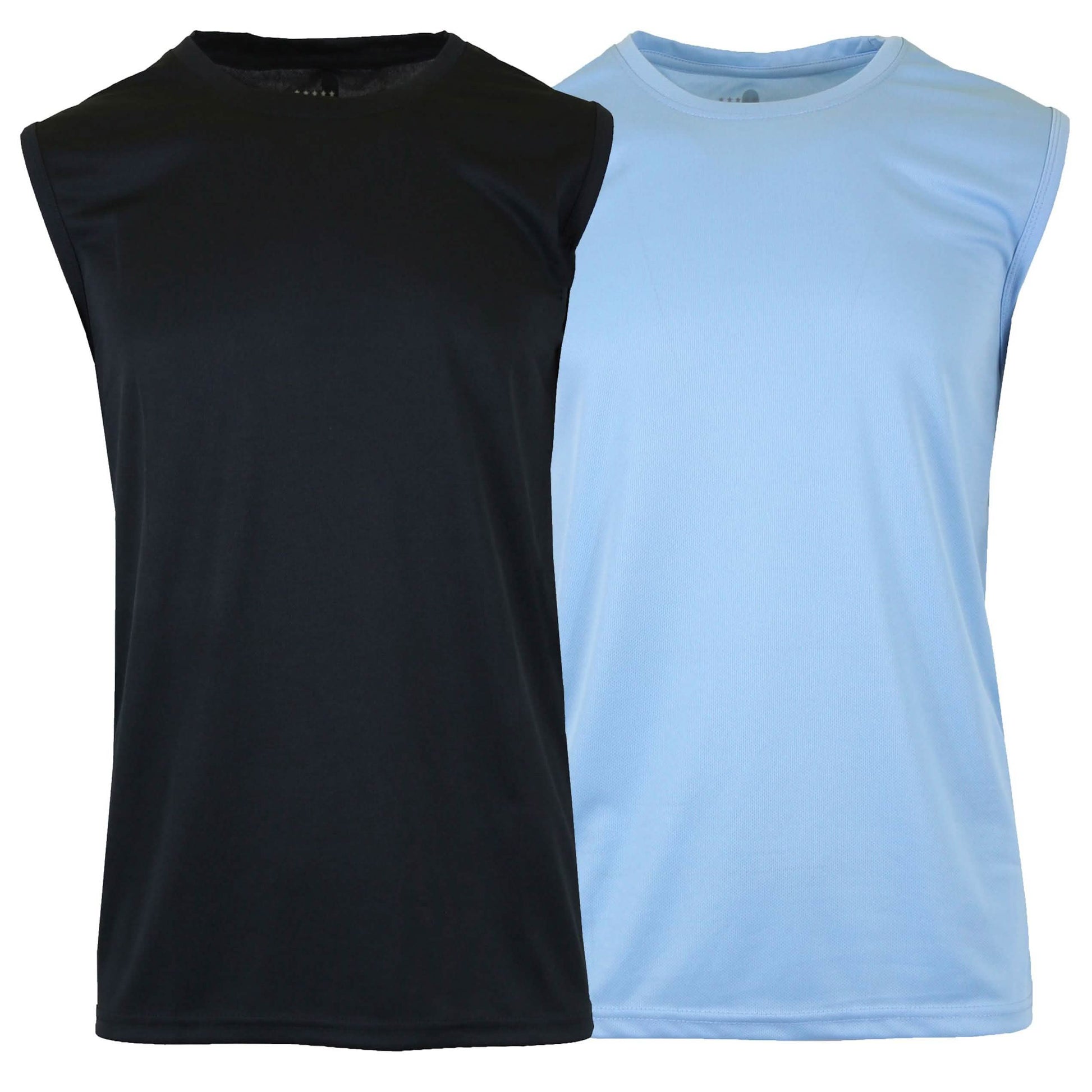 2-Pack: Men's Moisture Wicking Wrinkle Free Tagless Peformance Tops DailySale
