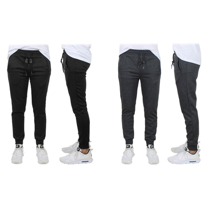 2-Pack: Men's Slim-Fit French Terry Jogger Lounge Pants DailySale