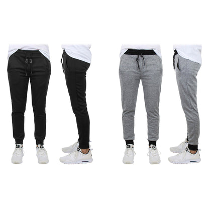 2-Pack: Men's Slim-Fit French Terry Jogger Lounge Pants DailySale