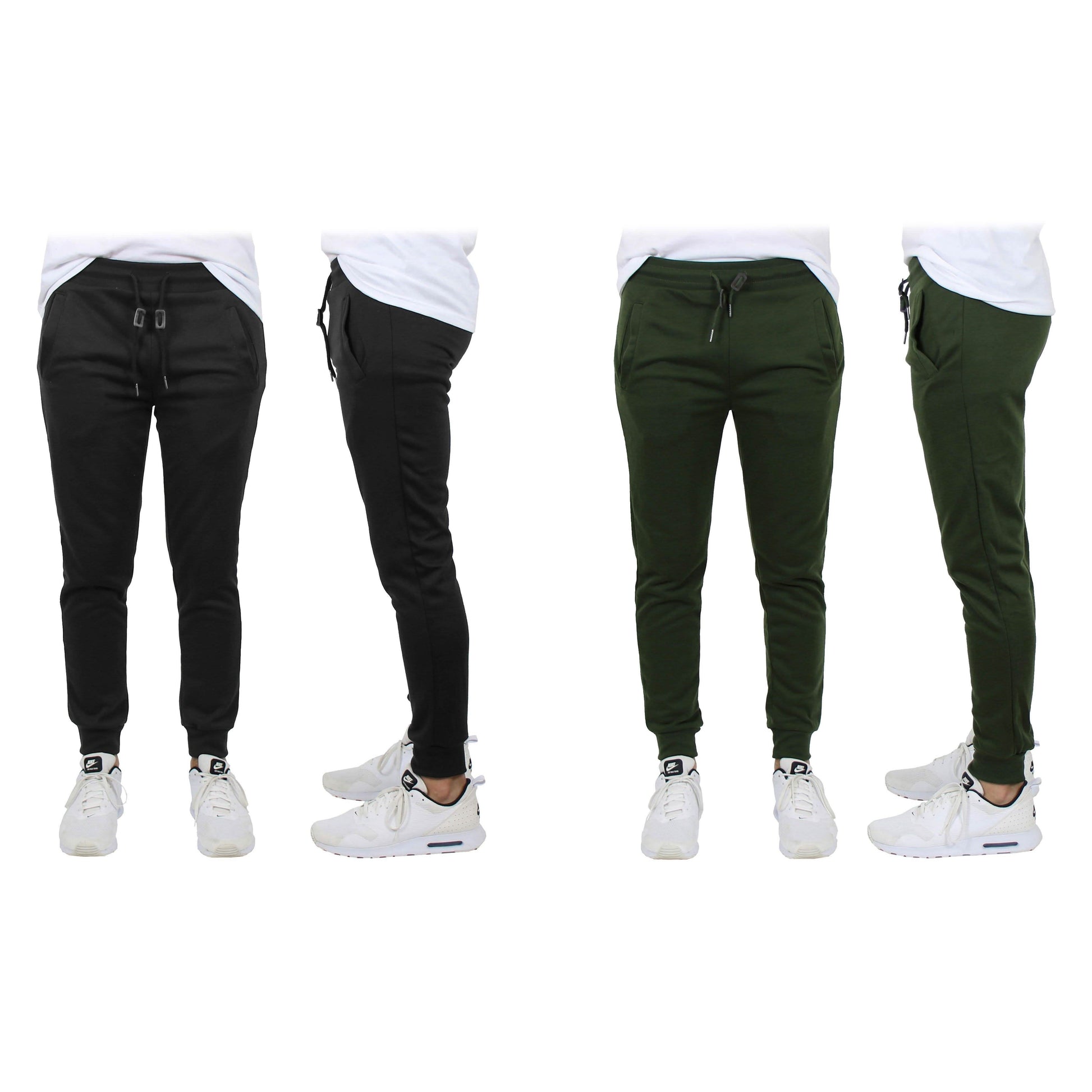 2-Pack: Men's Slim-Fit French Terry Jogger Lounge Pants DailySale