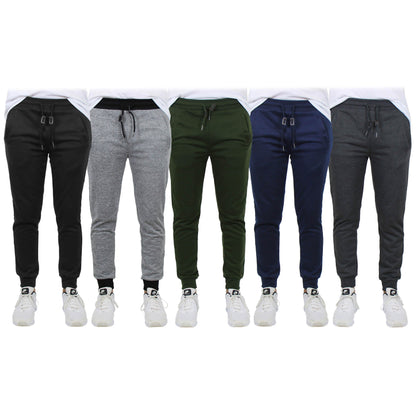 2-Pack: Men's Slim-Fit French Terry Jogger Lounge Pants DailySale