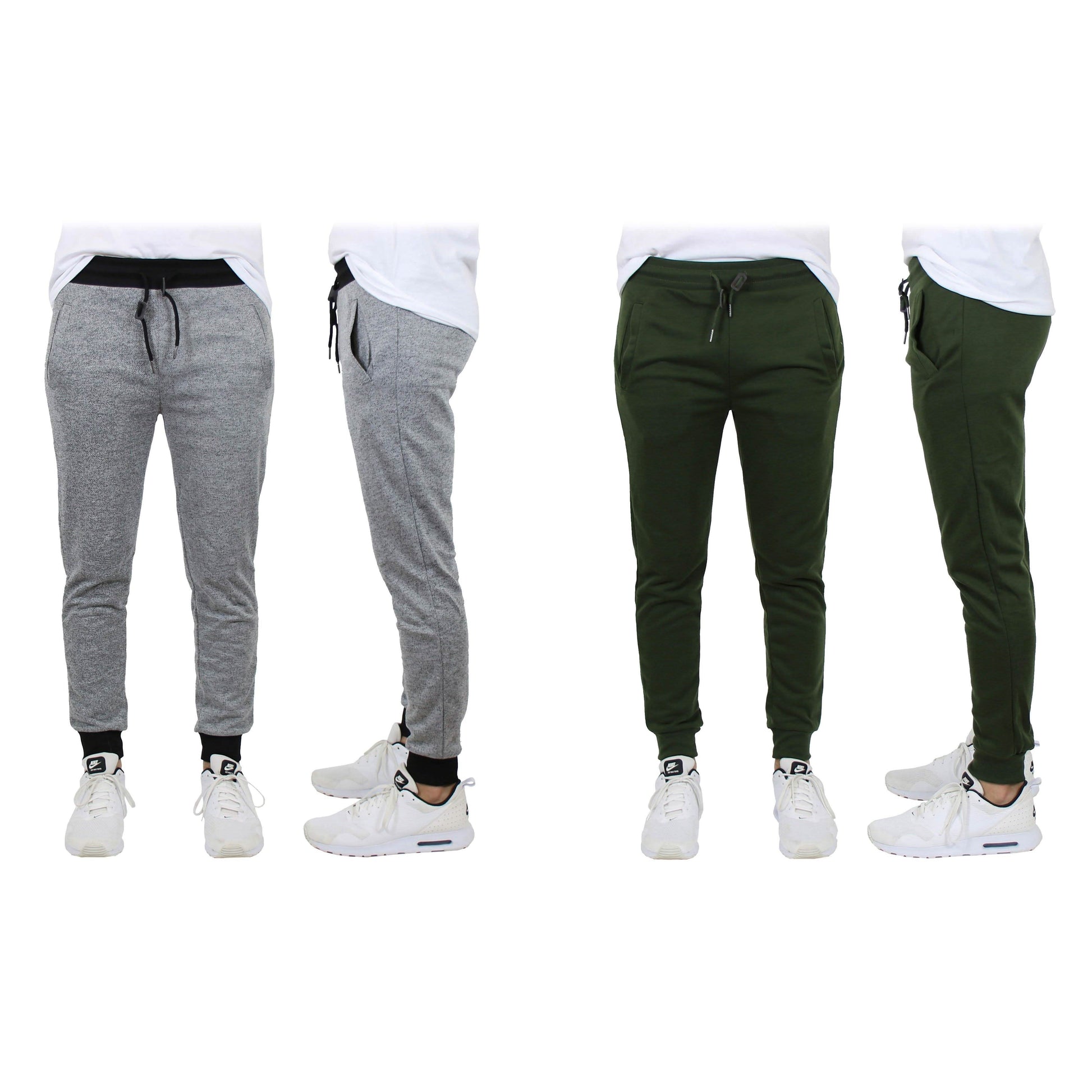 2-Pack: Men's Slim-Fit French Terry Jogger Lounge Pants DailySale