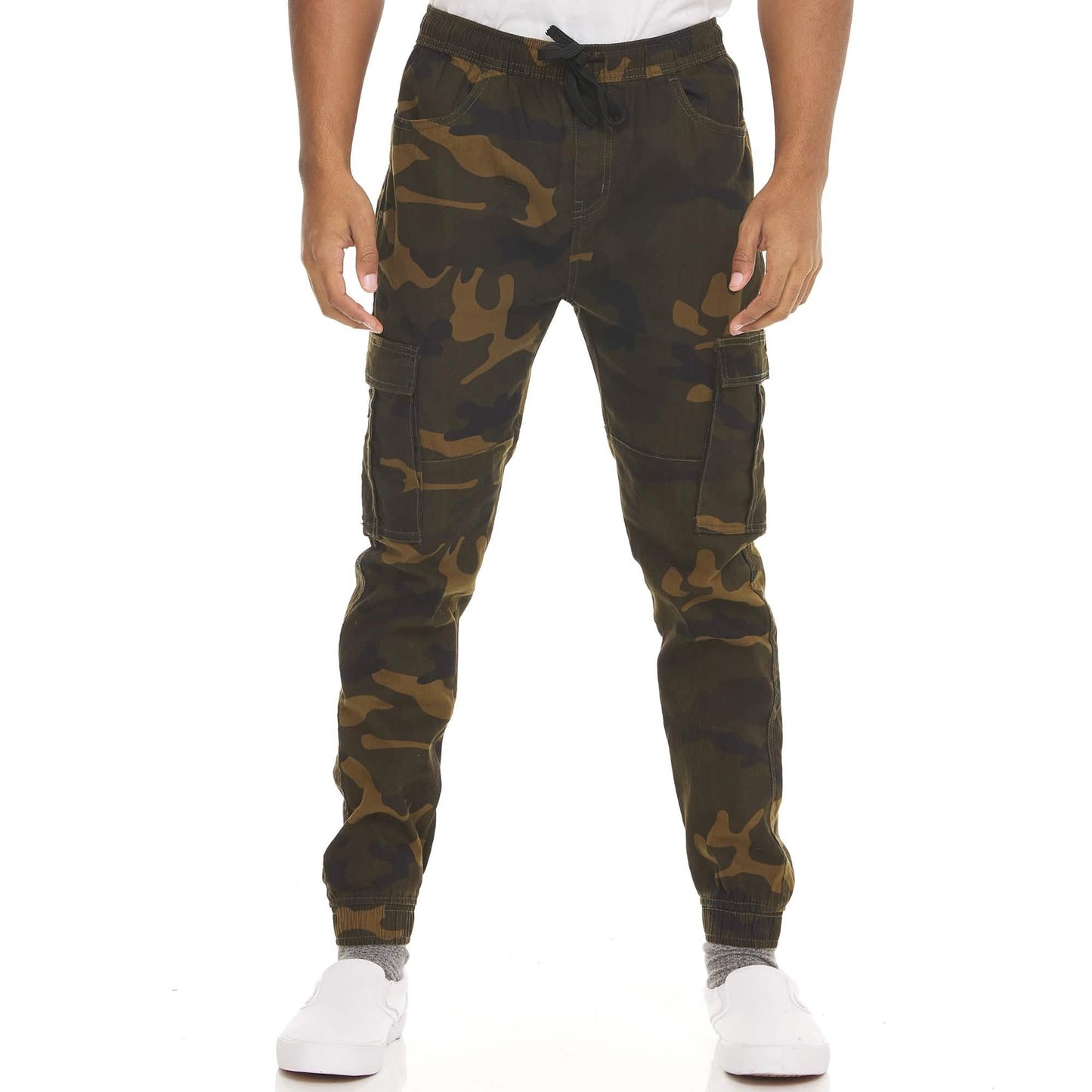 2-Pack: Men's Stretchy Camo Cargo Jogger Pants DailySale