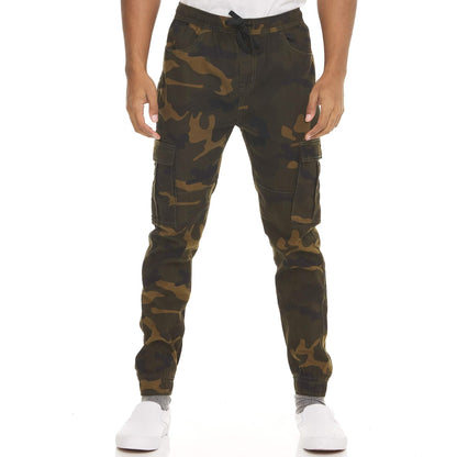 2-Pack: Men's Stretchy Camo Cargo Jogger Pants DailySale