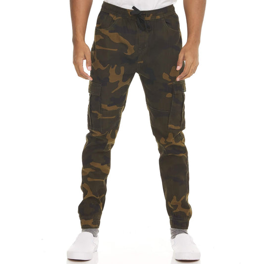 2-Pack: Men's Stretchy Camo Cargo Jogger Pants DailySale