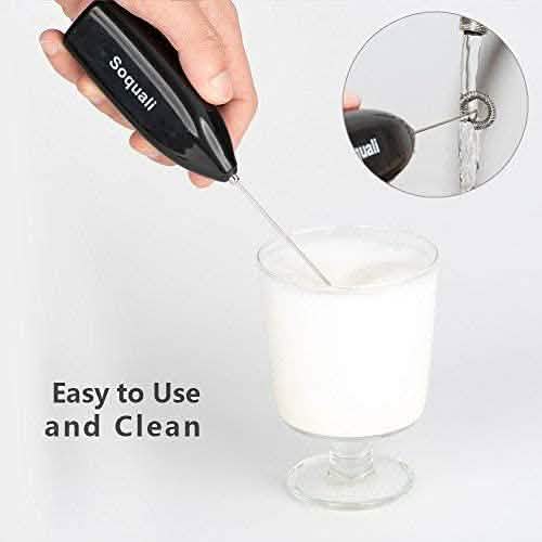 2-Pack: Milk Frother Handheld Battery Operated DailySale