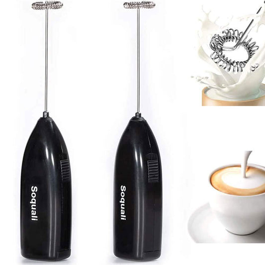 2-Pack: Milk Frother Handheld Battery Operated DailySale