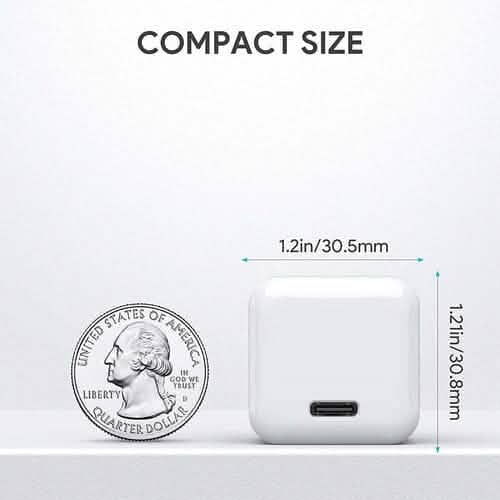2-Pack: Mini 20W Fast Type C Wall Charger with PD 3.0 DailySale