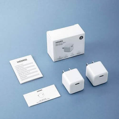 2-Pack: Mini 20W Fast Type C Wall Charger with PD 3.0 DailySale