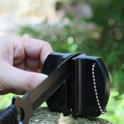 2-Pack: Mini Ceramic Rod Tungsten Steel Knife Sharpener Tool DailySale