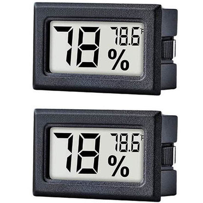 2-Pack: Mini Digital Hygrometer Gauge Indoor Thermometer DailySale
