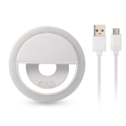 2-Pack: Mobile Ring Light Portable Selfie LED Light Ring Camera Flash DailySale