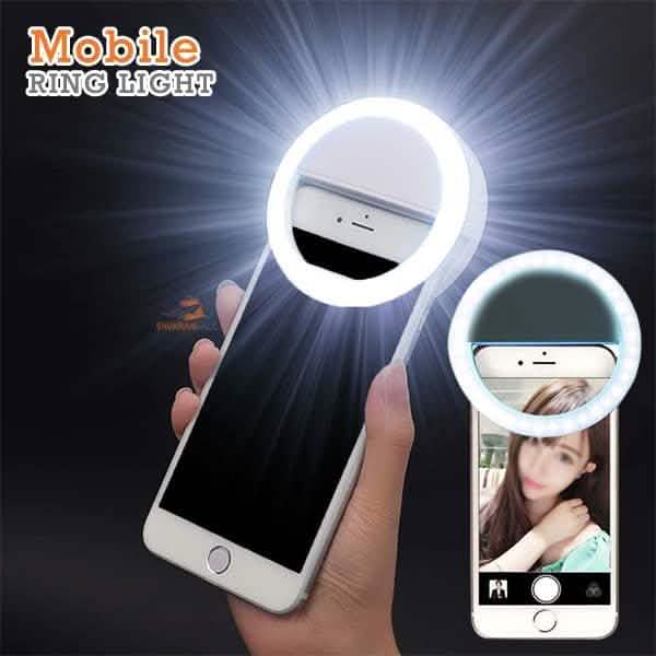 2-Pack: Mobile Ring Light Portable Selfie LED Light Ring Camera Flash DailySale