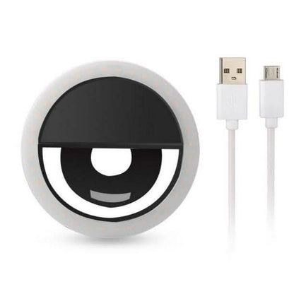 2-Pack: Mobile Ring Light Portable Selfie LED Light Ring Camera Flash DailySale