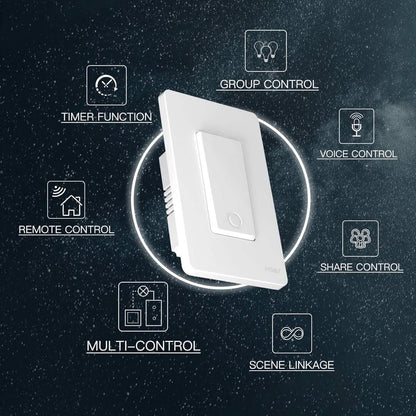 2-Pack: MOES 3 Way Smart Light Switch 2nd Generation  (Refurbished) DailySale
