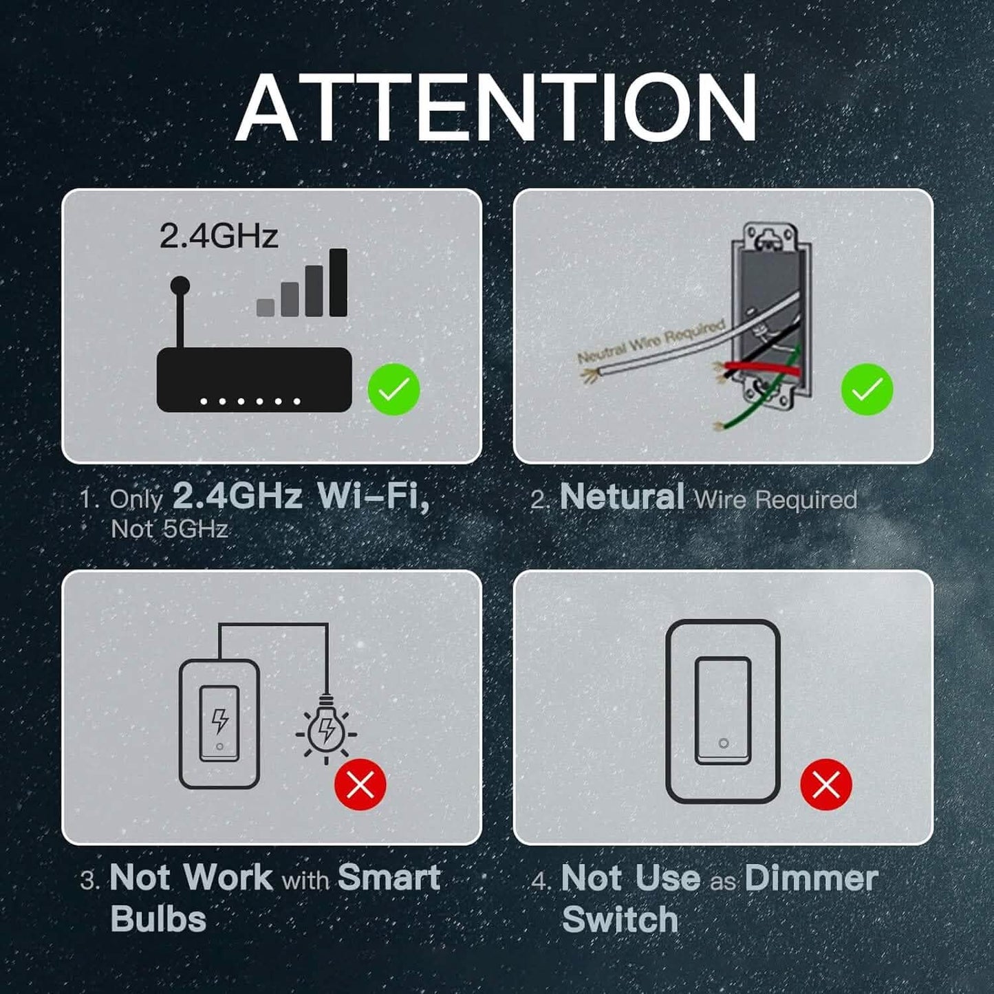 2-Pack: MOES 3 Way Smart Light Switch 2nd Generation  (Refurbished) DailySale