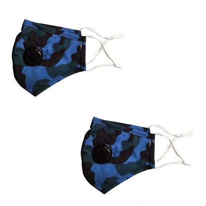 2-Pack: Multilayer Non-Medical Reusable Face Mask with Filter DailySale